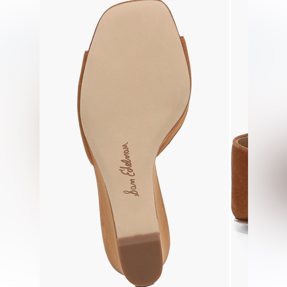 Sam Edelman Brown Suede Wedge Sandals - Picture 5 of 10